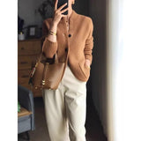 Autumn And Winter Sweater Women's Thick Short Coat Women's Clothing 2025 New European Beautiful Cotton Fashion Knitwear HZ1208