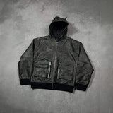 Shake Velvet Coat Plus Thick Jacket Warm Hoodie Hooded Loose Jacket HZ1208