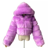 Source Fur Autumn And Winter New Imitation Fur Turf Warm Hat Fur Coat Woman HZ1208
