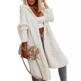 New Sweater Cardigan Long Letter Knitted Loose Knit Coat Woman In Autumn/Winter 2025 HZ1208