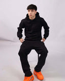 (2266#) 2025 New CRADE Hooded Sportswear And Fake Two Pairs Of Pants With Men's And Women's Embroidery Sets HZ1208