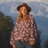 Exploding Knitted Shirt Home Cardigan Short Vest Shorts Light Pink White Optional Comfortable Fashionable Autumn And Winter Woman HZ1208