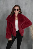 Fur Big Collar Faux Fur Coat Short Fashion Fox Fur Coat Fluffy Plush Women's Clothing HZ1208
