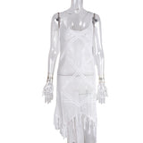 New Solid Color Sexy Sling Skirt Fashion Women's Lower Lumsu Vest Simple Dress HZ1208