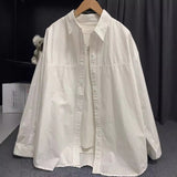 New Pink Folded Long-Sleeved Shirt Coat Women's Spring Thin Loose BF Lazy Wind Long Casual Top HZ1208