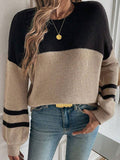 Yang Yang Autumn New Long-Sleeved Round-Neck Sweater Casual Set Of Women's Clothing Knitted Jersey Women HZ1208