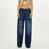 Personality Loose Hoodie Straight Trousers Street Fashion Ins Trendy H-Hop Set HZ1208