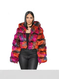 Source Fur Autumn And Winter New Imitation Fur Turf Warm Hat Fur Coat Woman HZ1208