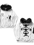 Shirt Zipper Hoodie Men's Skull Print Spring And Autumn Plush Hat Design Zipper Open Shirt Coat Top HZ1208
