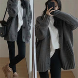 Source Of Women's Autumn And Winter Animal Knitted Jersey Sweater Jacket HZ1208
