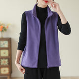 2025 Autumn And Winter New Mother Dress Rocking Velvet Horse Clip Warm Casual Coat Women Fashion Shoulder Vest Woman HZ1208