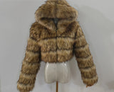 Source Fur Autumn And Winter New Imitation Fur Turf Warm Hat Fur Coat Woman HZ1208
