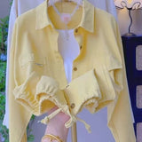 Spring And Autumn New Polo Collar Loose Shirt With Open Shirt Under The Shirt Jacket Female Pink Rope Coat HZ1208