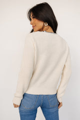 Alyssa Knit Sweater | Cream