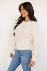 Alyssa Knit Sweater | Cream