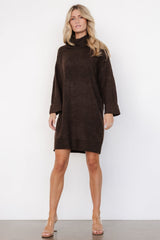 Amy Sweater Dress | Dark Brown