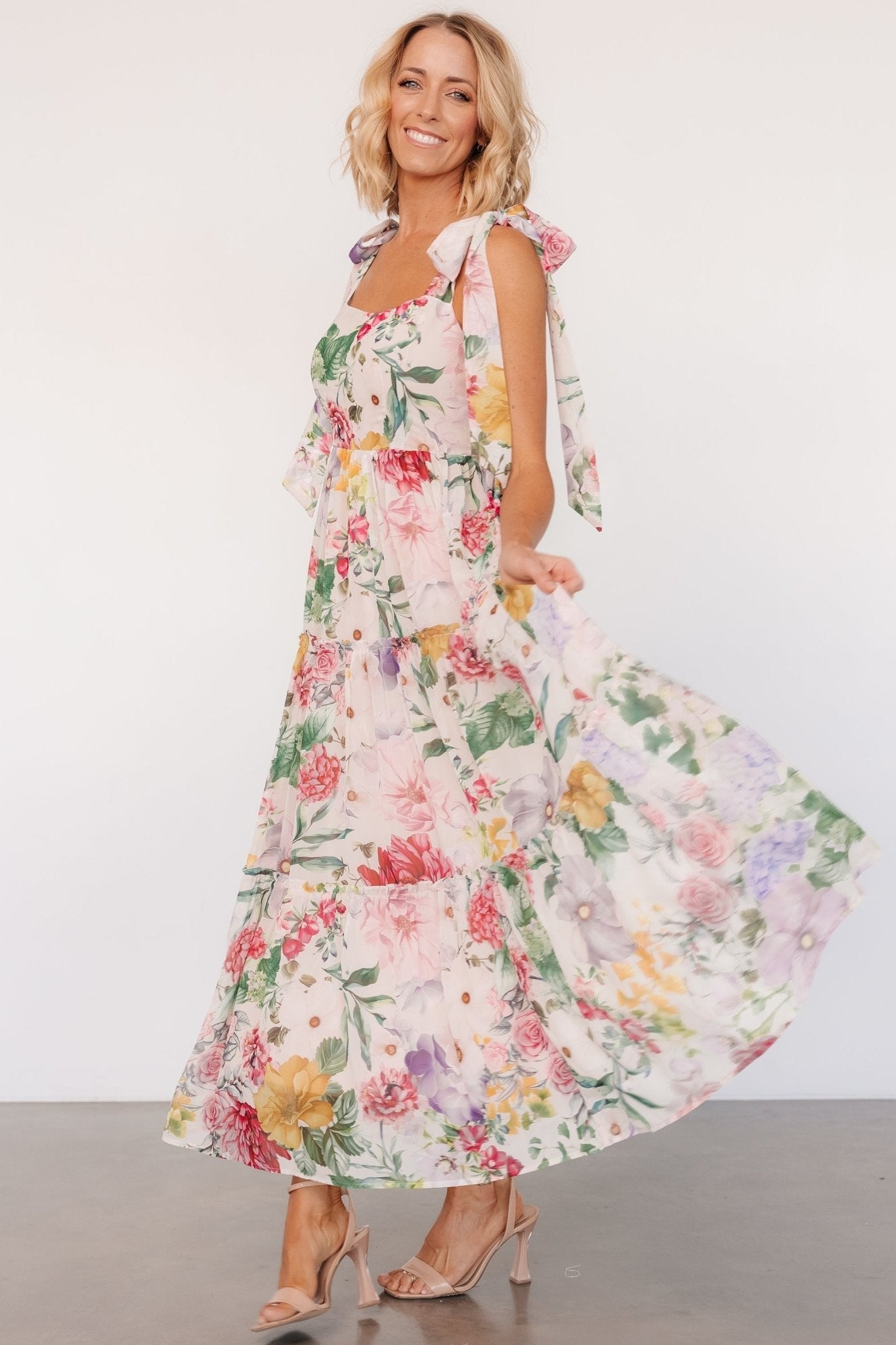Anita Maxi Dress | Blush Multi Floral