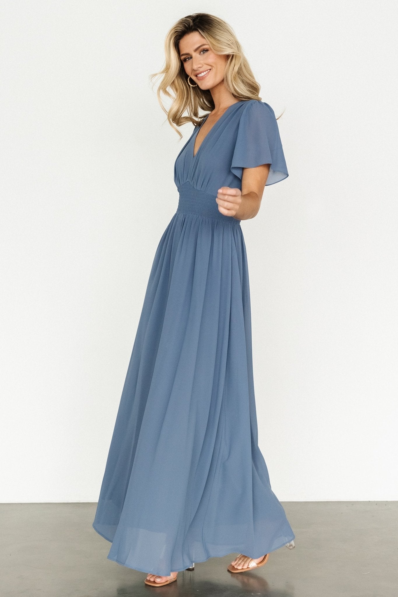 Birdie Maxi Dress | Whisper Blue