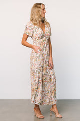 Cassie Short Sleeve Dress | Multi Floral