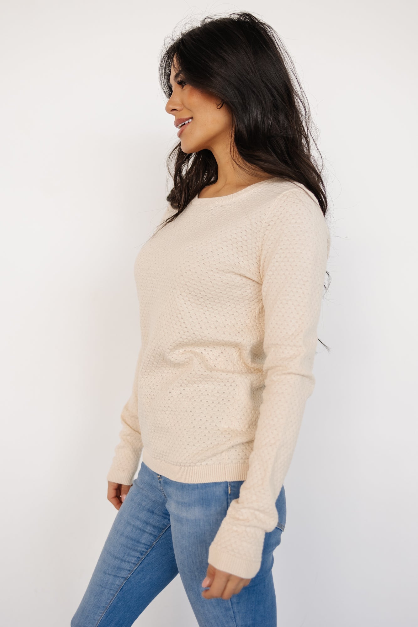 Debbie Knit Top | Cream