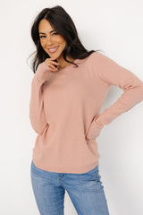 Debbie Knit Top | Rose