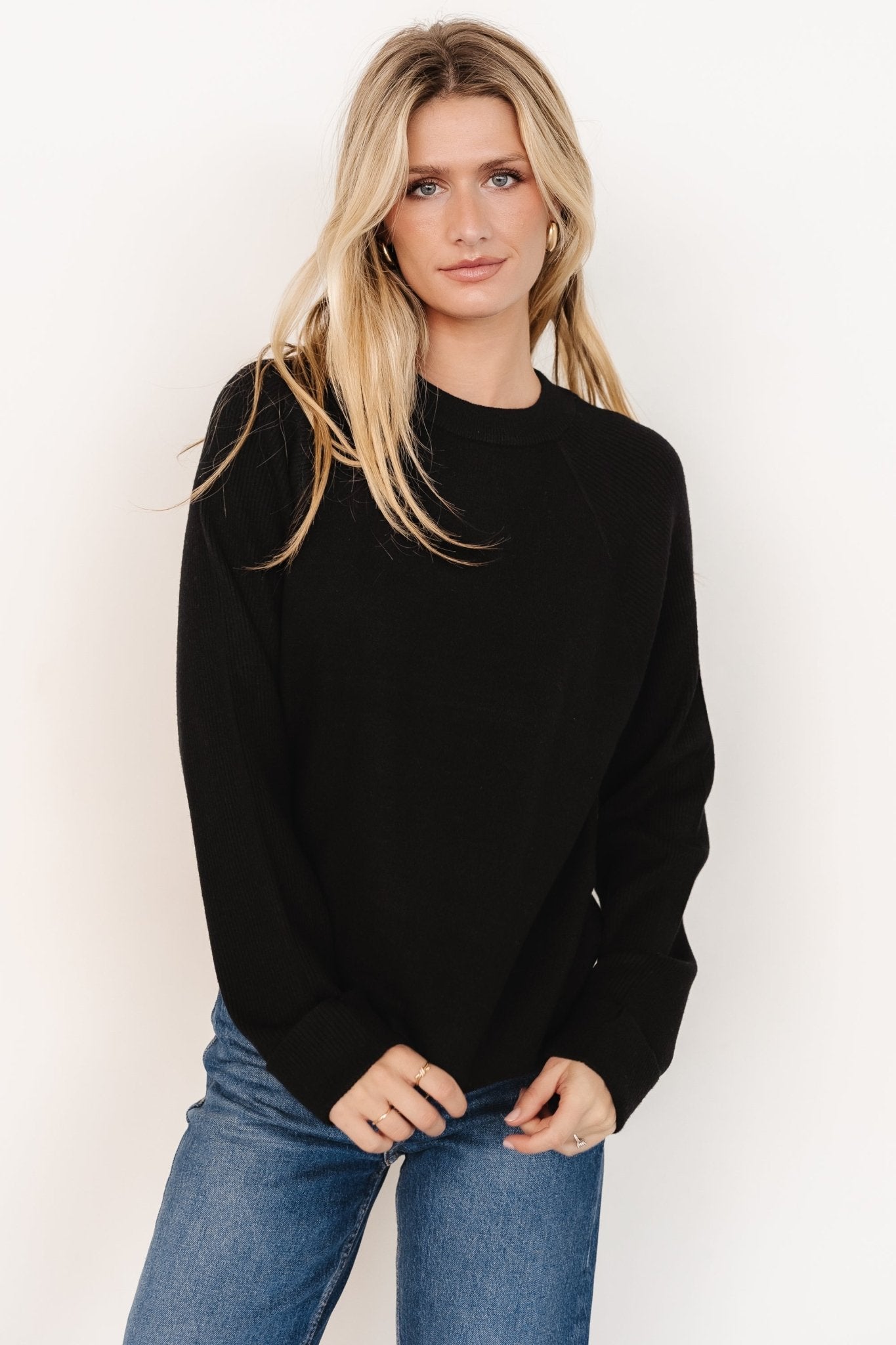 Helena Knit Sweater | Black