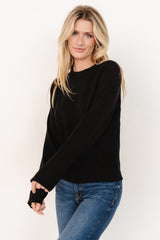 Helena Knit Sweater | Black