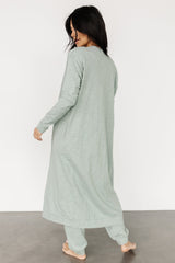 Janae Jumpsuit + Cardigan Set | Sage