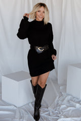 Jennings Sweater Dress | Black