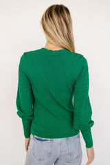 Jens Sweater Top | Green