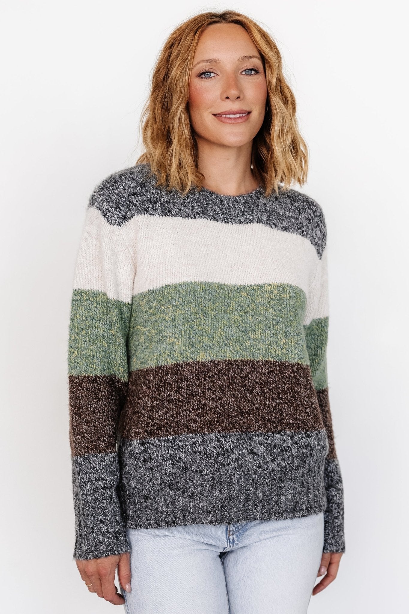 Ledger Sweater | Multi Stripe