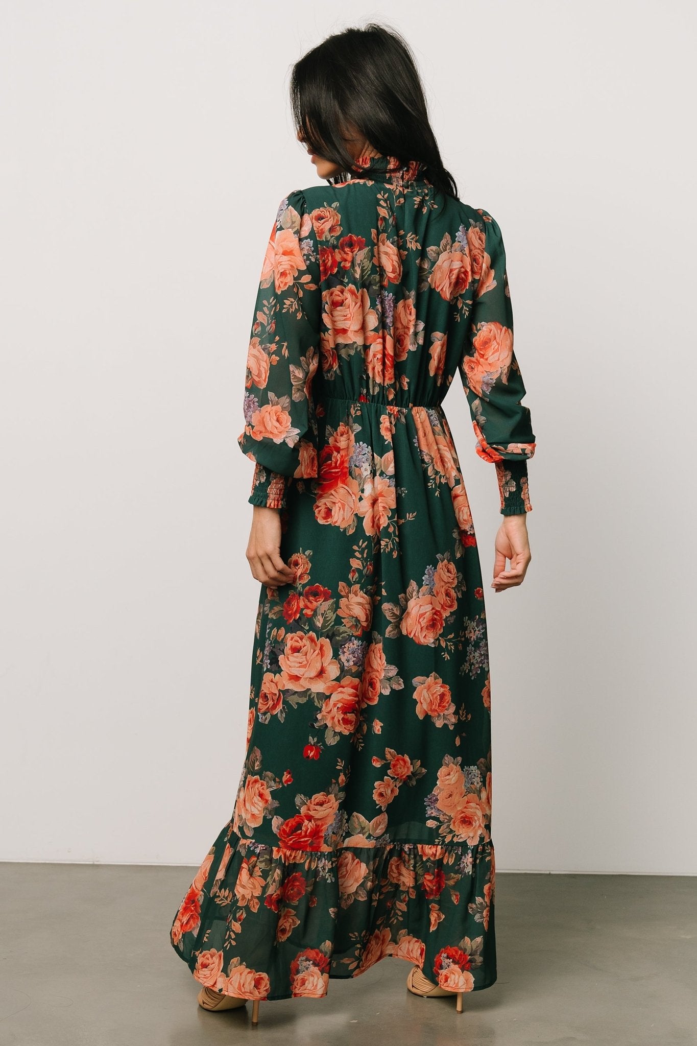 Luciana Maxi Dress | Green Multi
