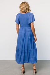 Scarlett Smocked Dress | Blue