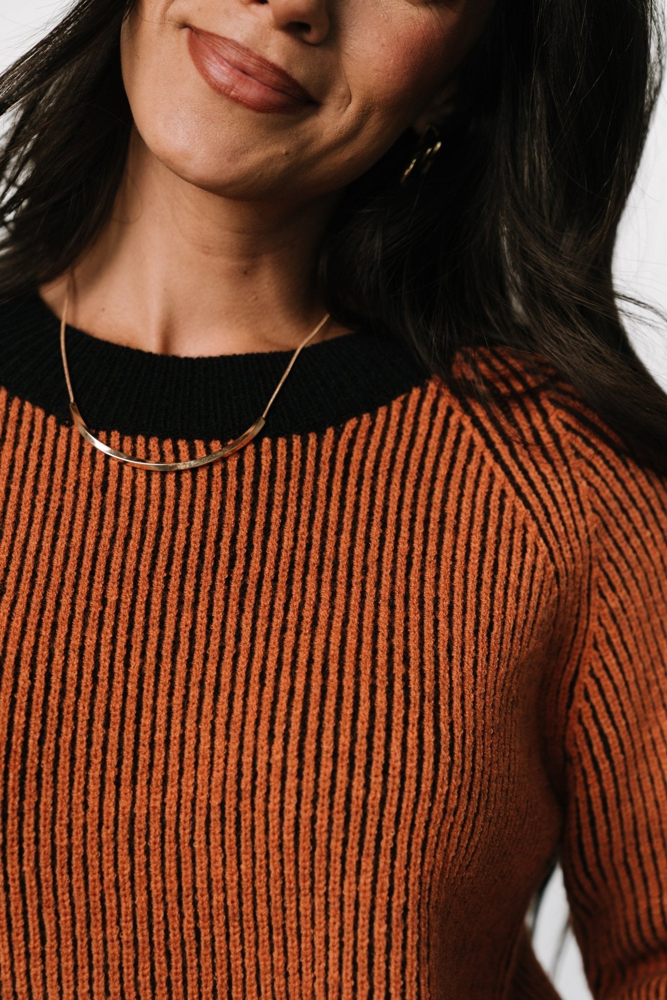 Winifred Ribbed Sweater | Black + Spice