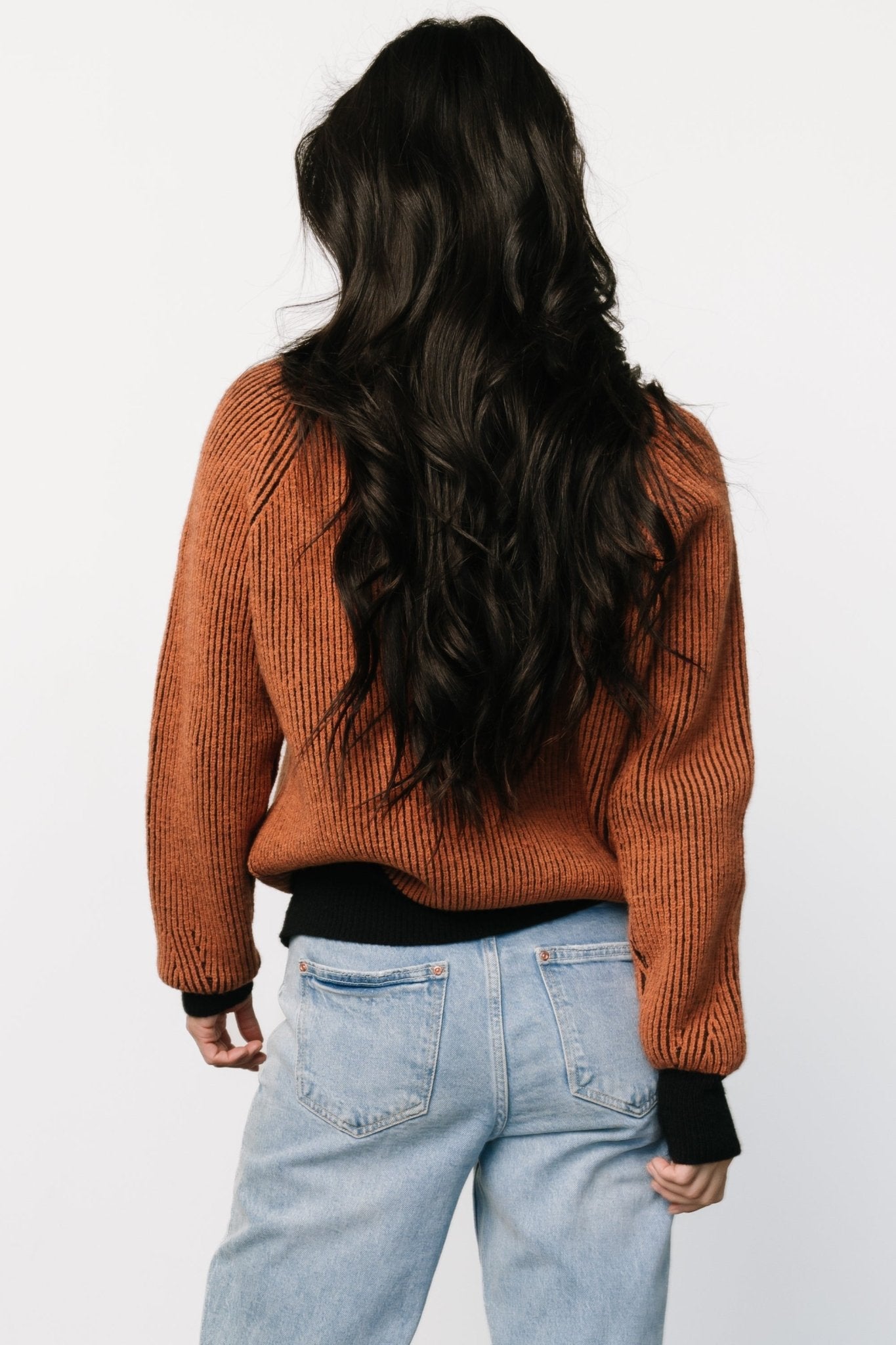 Winifred Ribbed Sweater | Black + Spice
