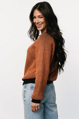 Winifred Ribbed Sweater | Black + Spice