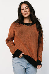 Winifred Ribbed Sweater | Black + Spice